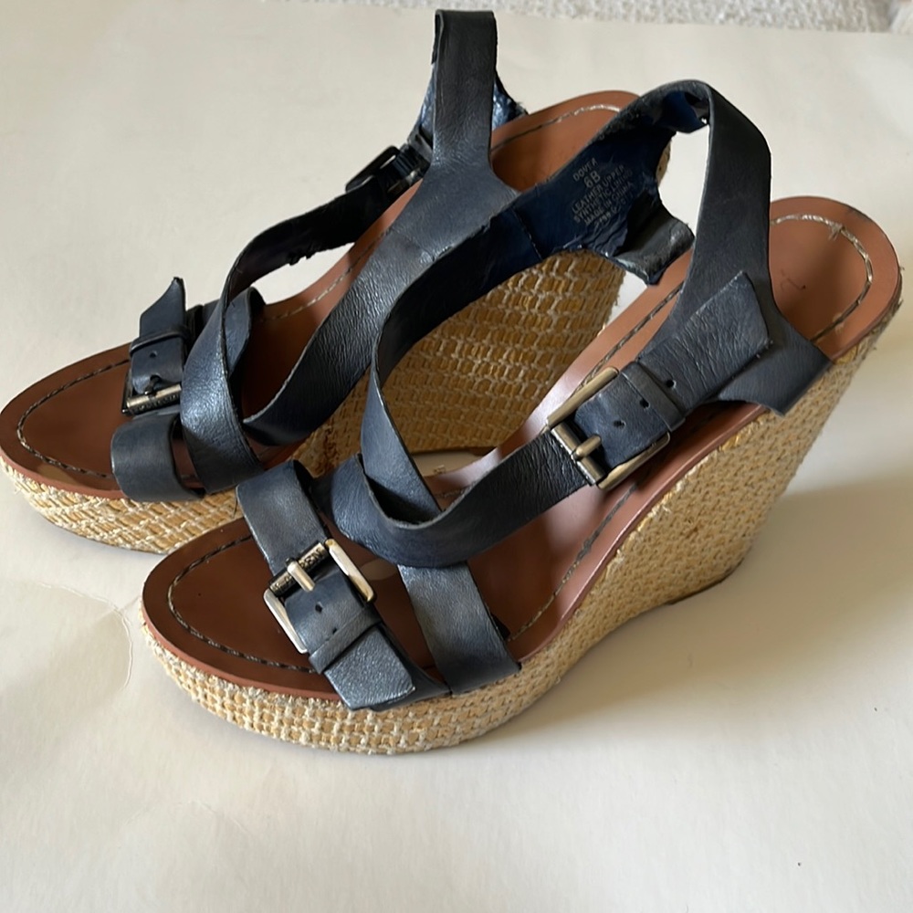 Lauren: Ralph Lauren Wedges. Size 6. Leather.